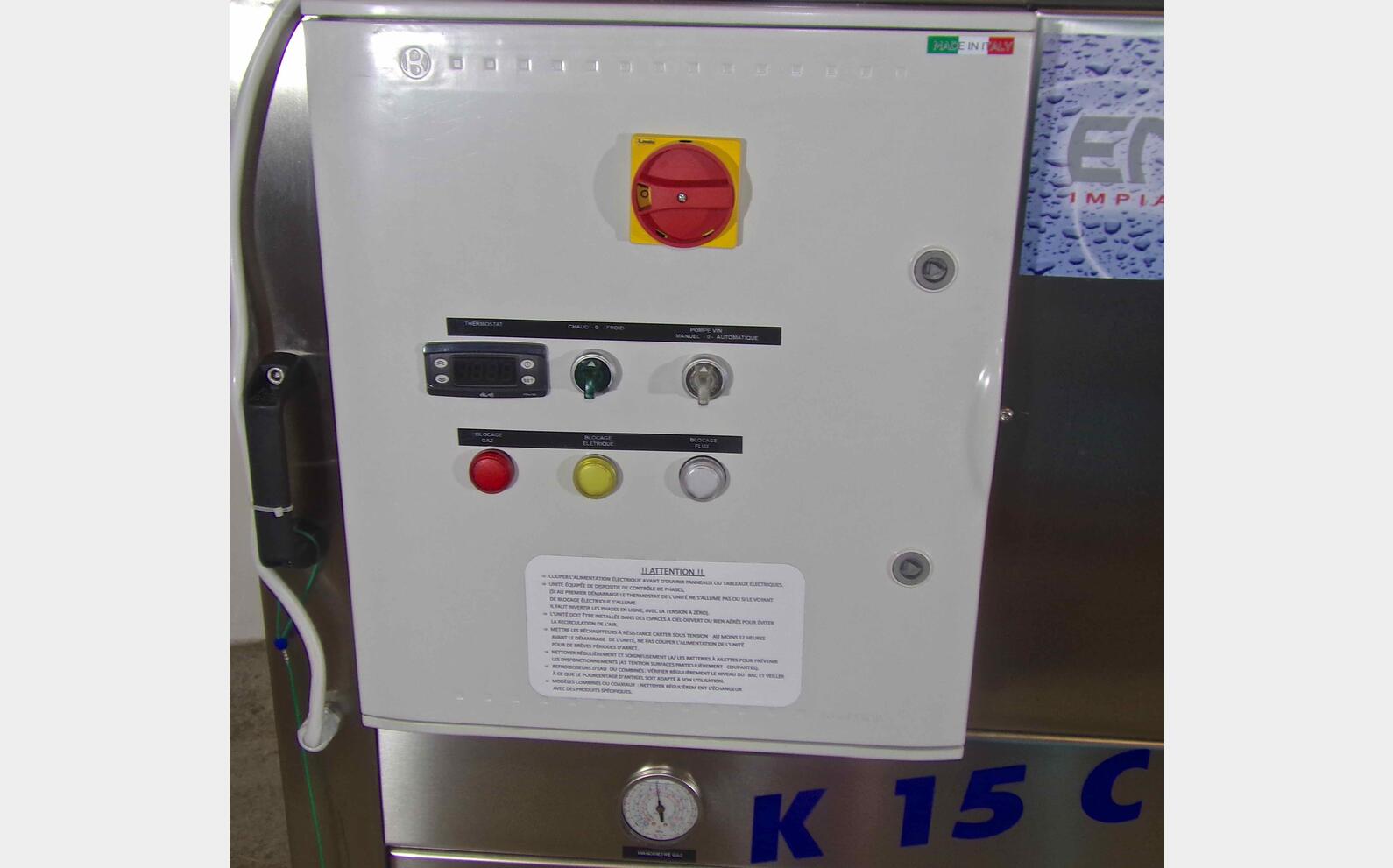 Groupe de froid  K 15C MATERIEL NEUF Mod&egrave;le : K15 C