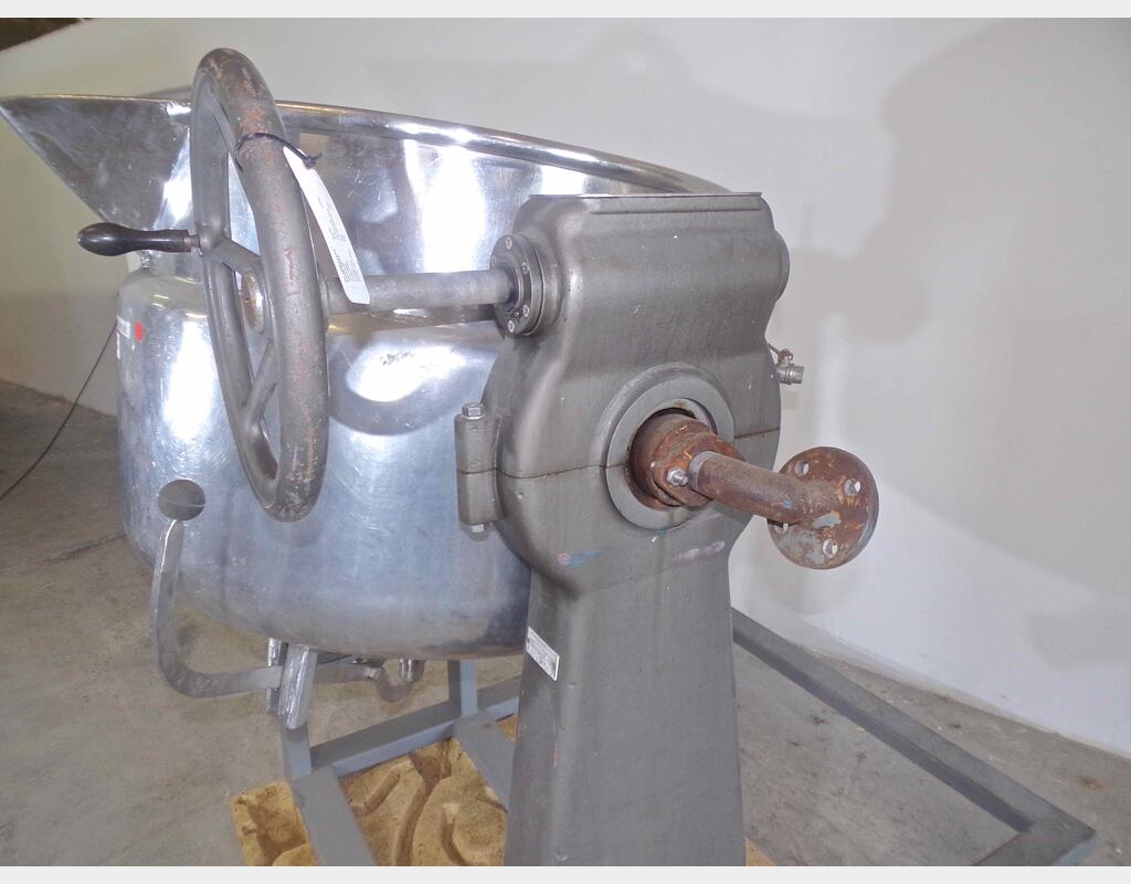 Fondoir inox double enveloppe - Capacité : 300 litres