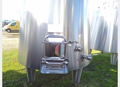 Cuve tronconique climatisée et isolée - Volume : 40 HL (4000 litres)
