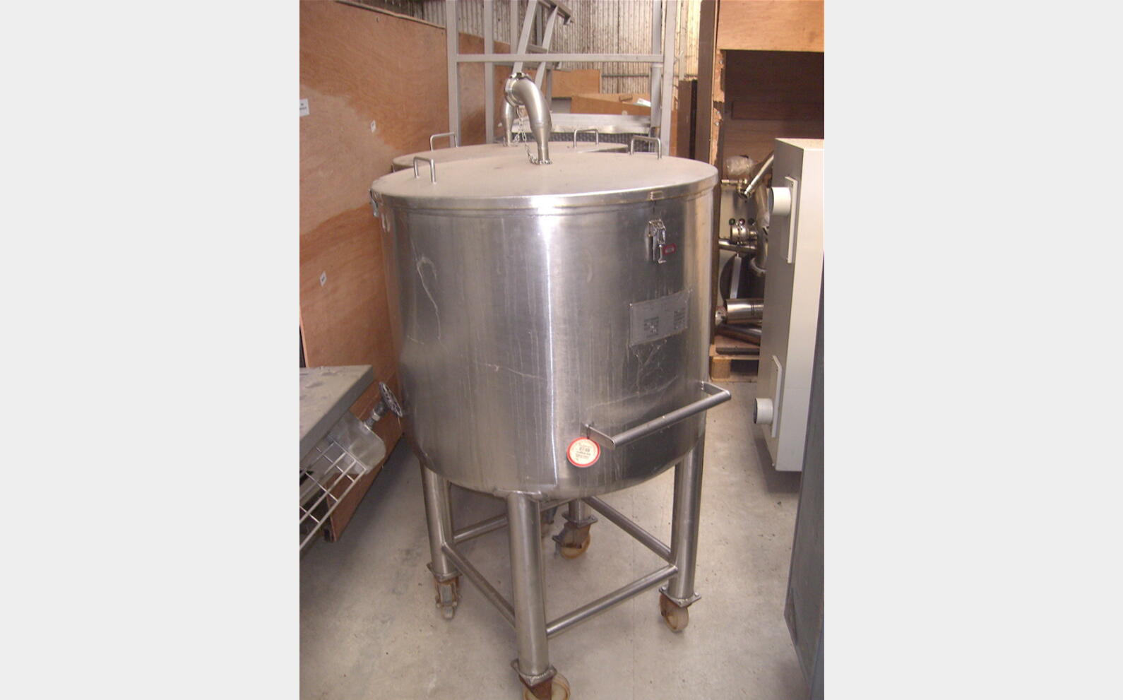 Cuve Inox316L de stockage 400 litres