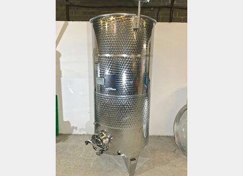 Cuve inox 304 fond bomb&eacute; chap flottant MATERIEL NEUF