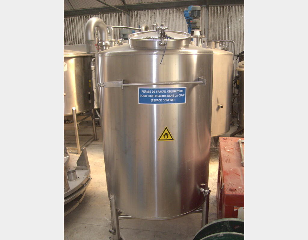 CUVE INOX 1000 LITRES INOX 316L - marque Pierre Guerin