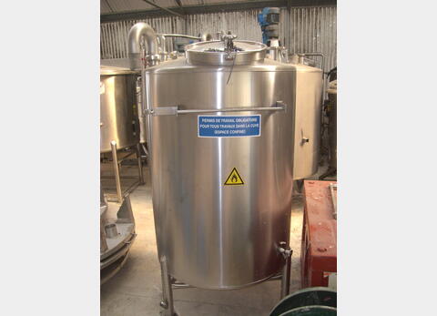 Cuve inox 316L de stockage