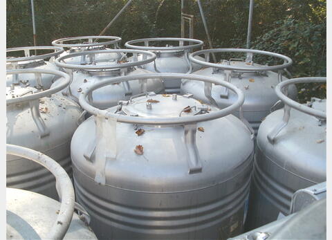 Conteneur de stockage INOX 316L (1.4404) - Volume : 1000 litres