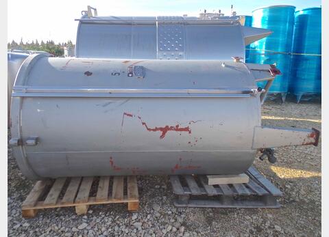Cuve acier rev&ecirc;tu chapeau flottant