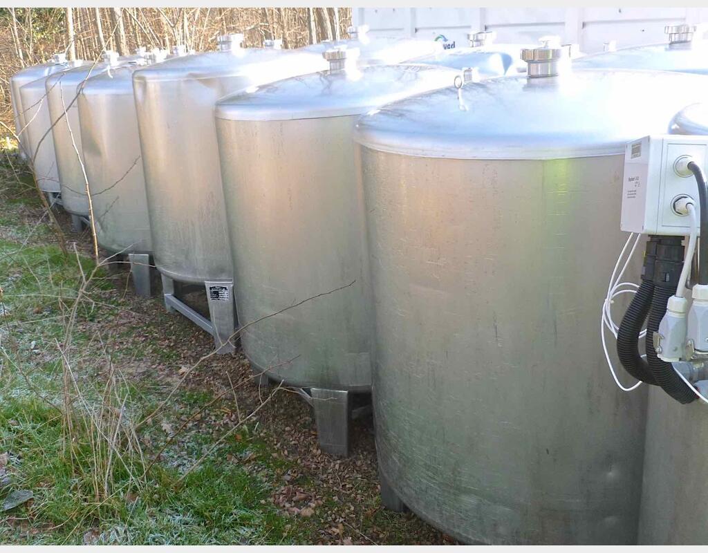 Cuve de stockage inox - Volume : 1000 litres