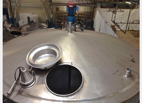 Cuve agit&eacute;e INOX
