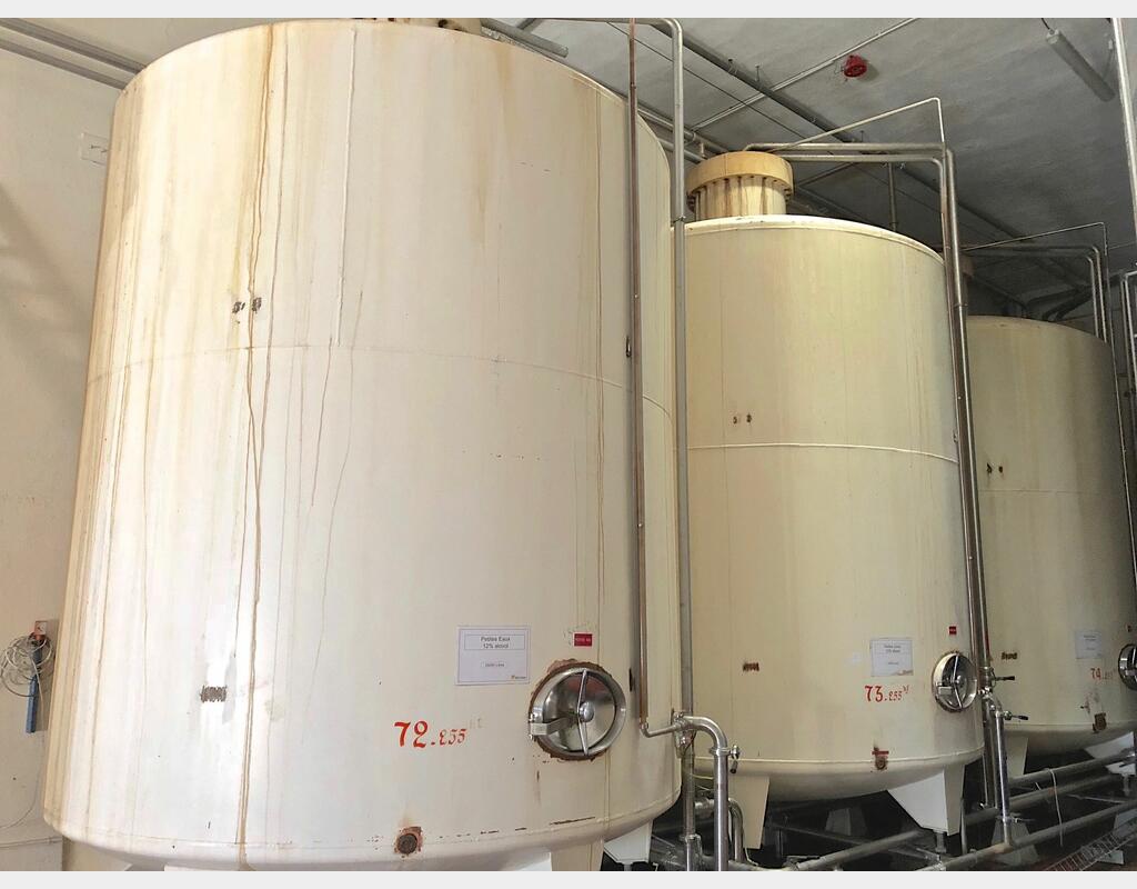 Cuve acier revetu