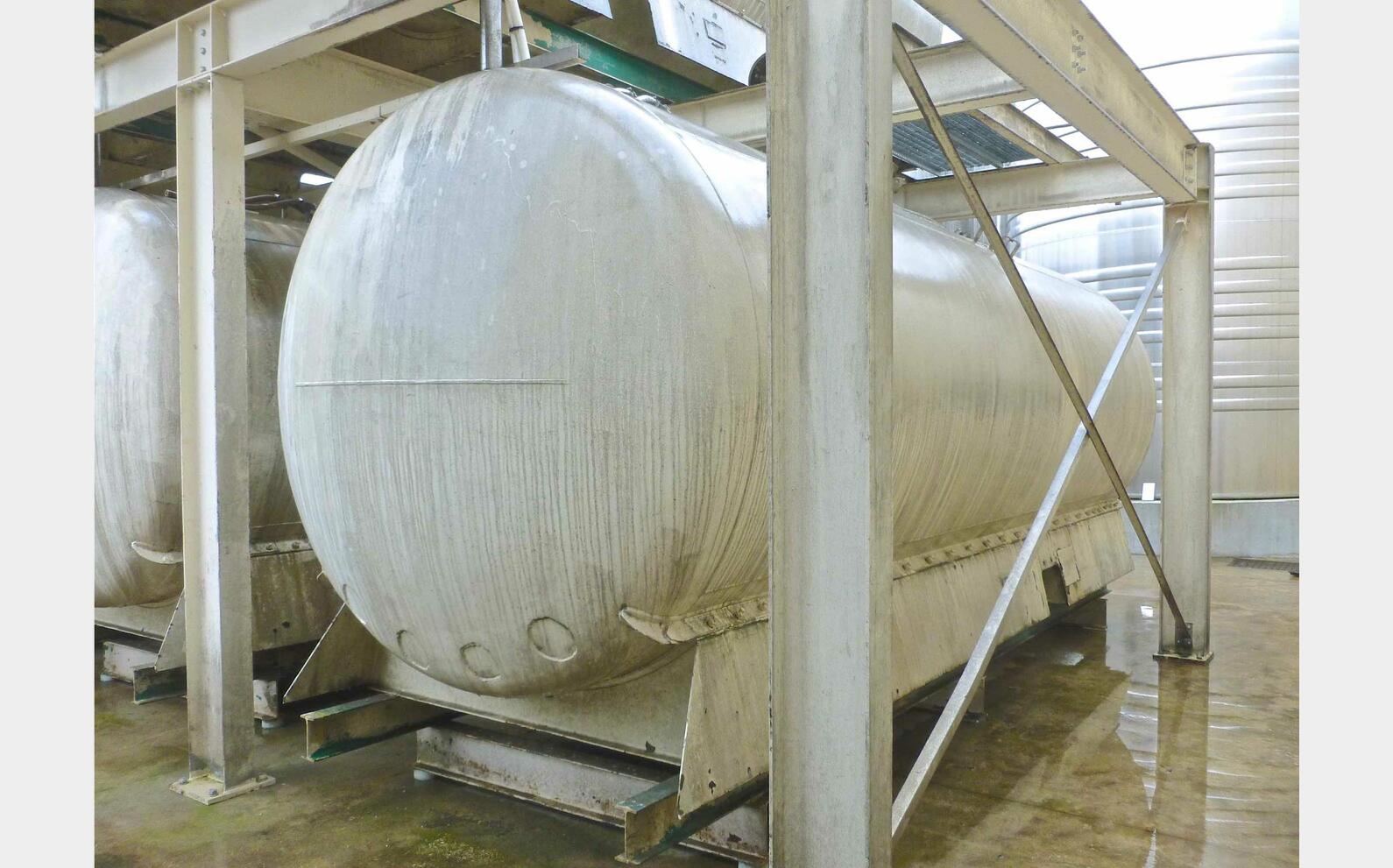 Cuve inox 316L horizontale