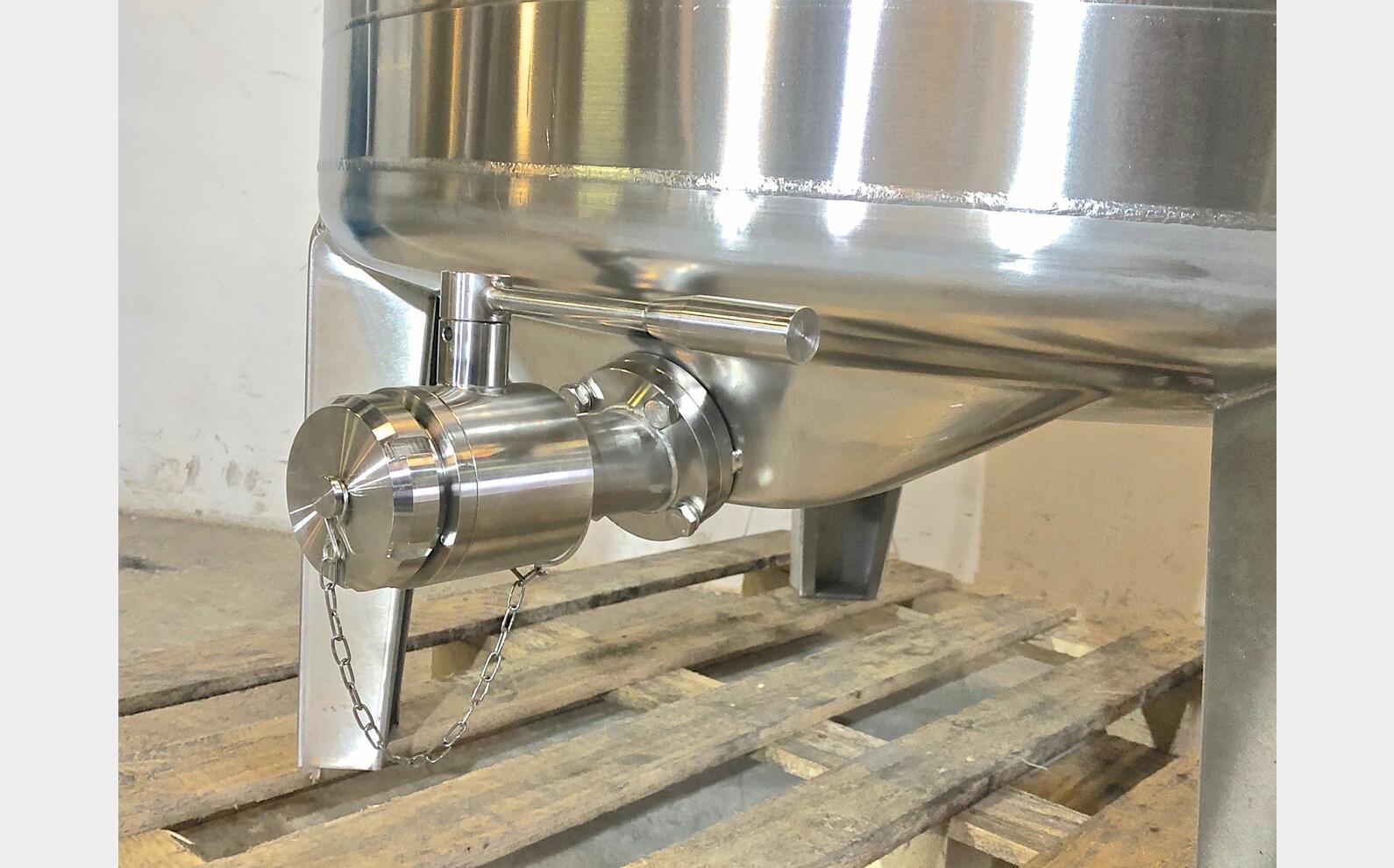 Cuve inox 316 - Double paroi 9.04 HL (904 Litres) ARSILAC