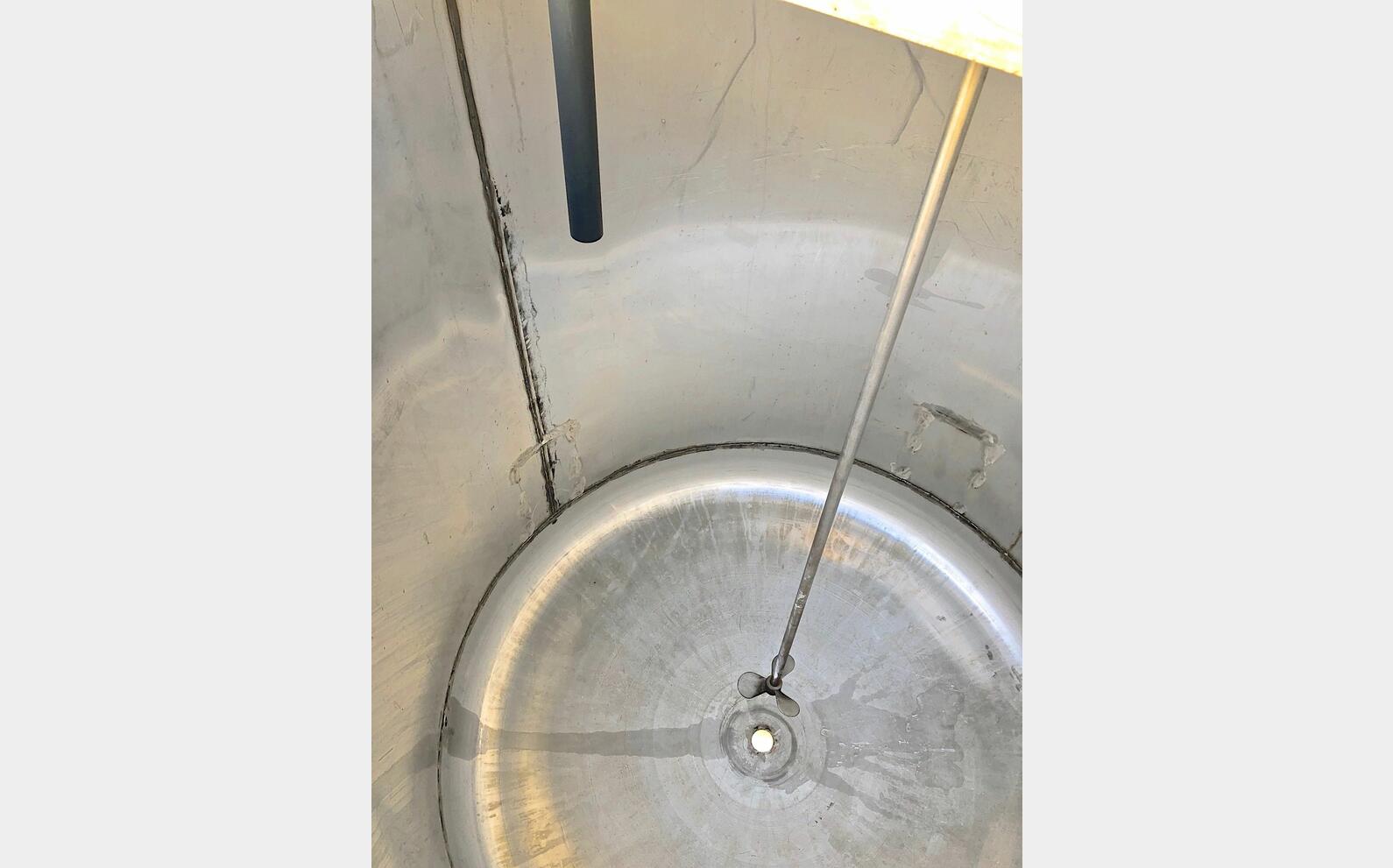 Cuve agit&eacute;e inox PU0118