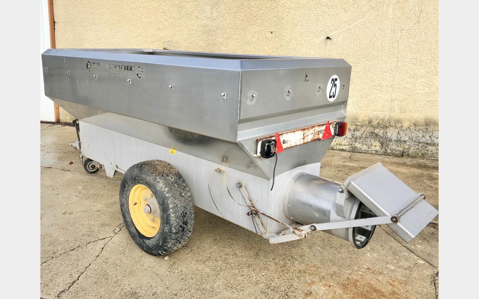 Stainless steel skip - ROCK 25 HL (2 500 Liters) ROCK