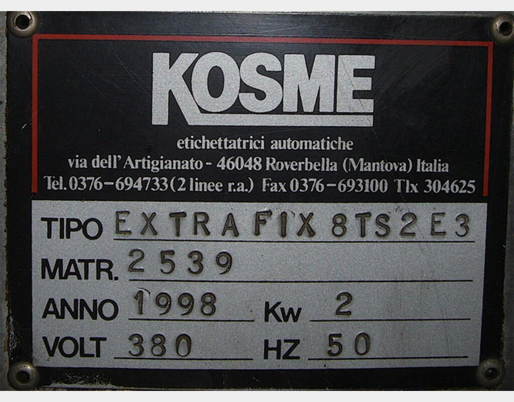 Etiqueteuse à colle - Marque : KOSME