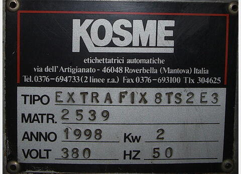 Etiqueteuse à colle - Marque : KOSME
