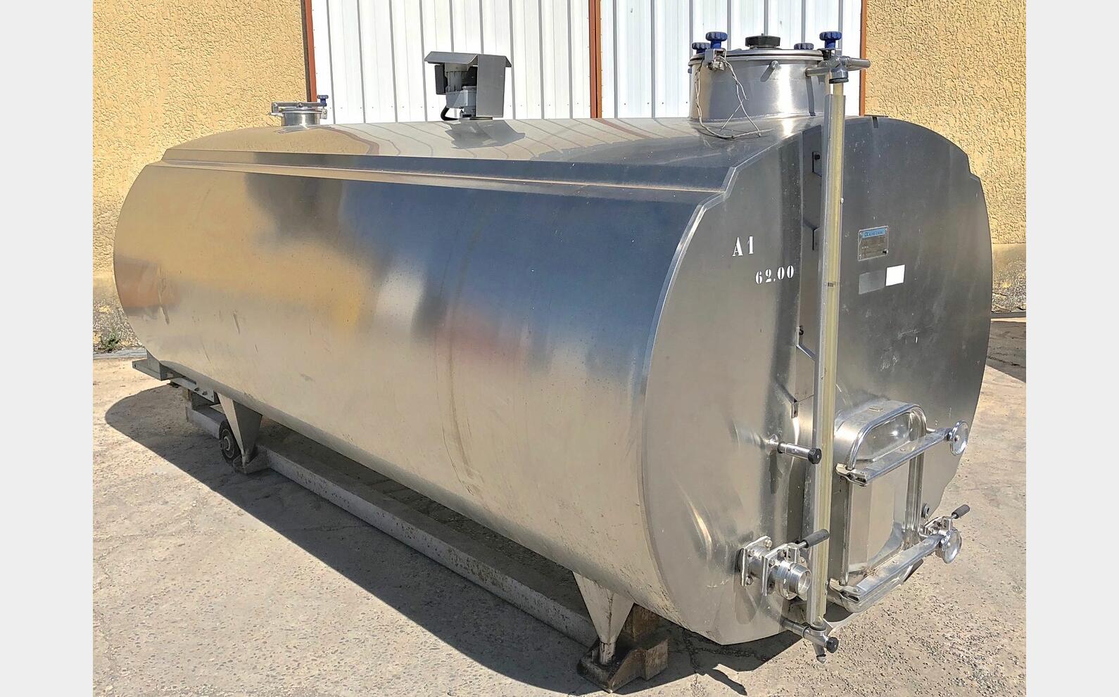 Tank &agrave; lait inox PU0118 Type : RVS ALFA LAVAL