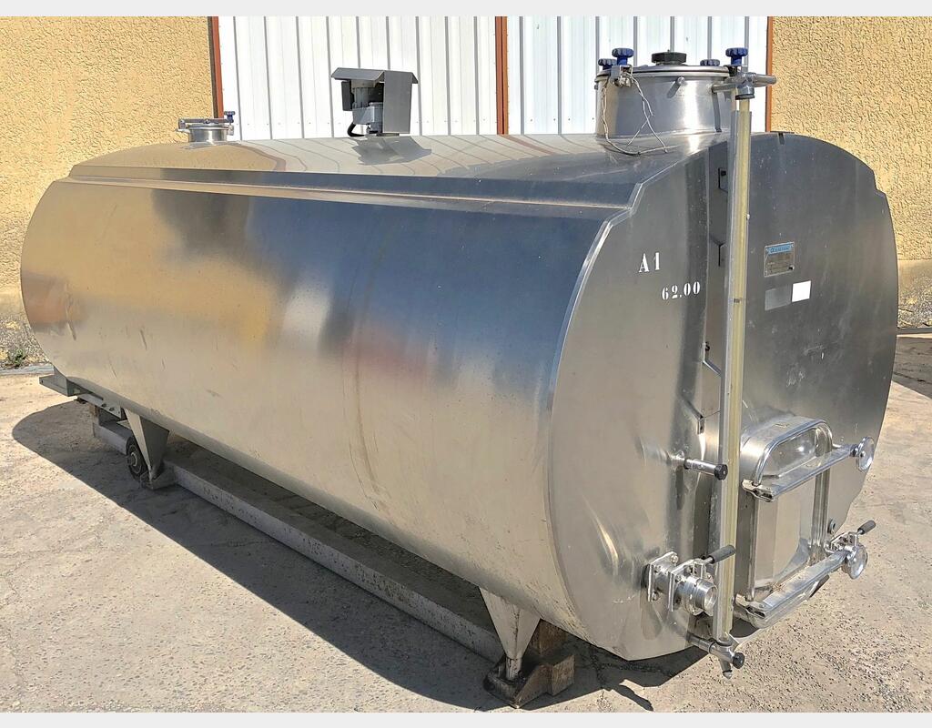 Tank &agrave; lait inox PU0118 Type : RVS ALFA LAVAL