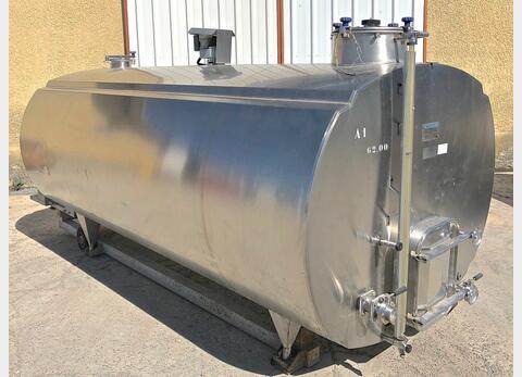 Tank à lait INOX - Volume : 6200 litres