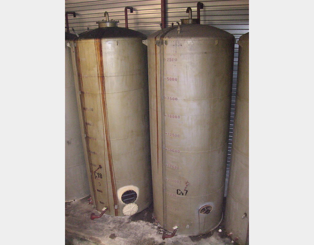 Cuve de stockage en ACIER - Volume : 30.000 litres