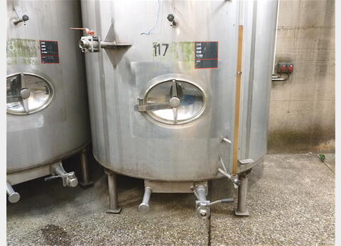 Cuve stockage INOX 316 sur pieds Agroalimentaire Marque : PIERRE GUERIN