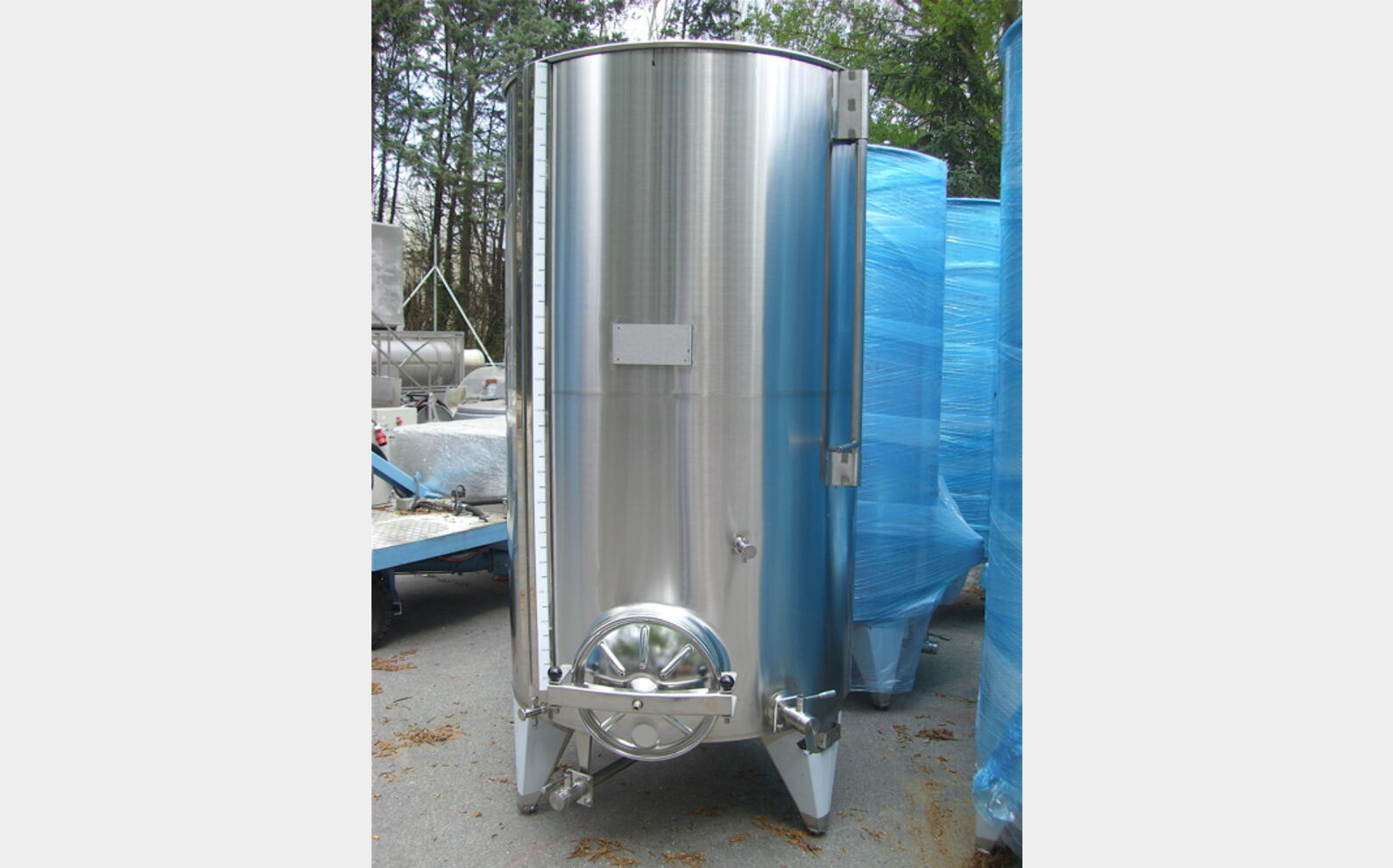 Cuve inox &agrave; chapeau flottant MATERIEL NEUF