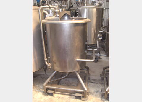 cuve inox 316L mobile de 400 litres