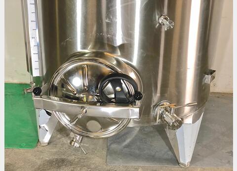 Cuve inox 304 chapeau flottant sur pieds 21.3 HL (2 135 litres) ARSILAC