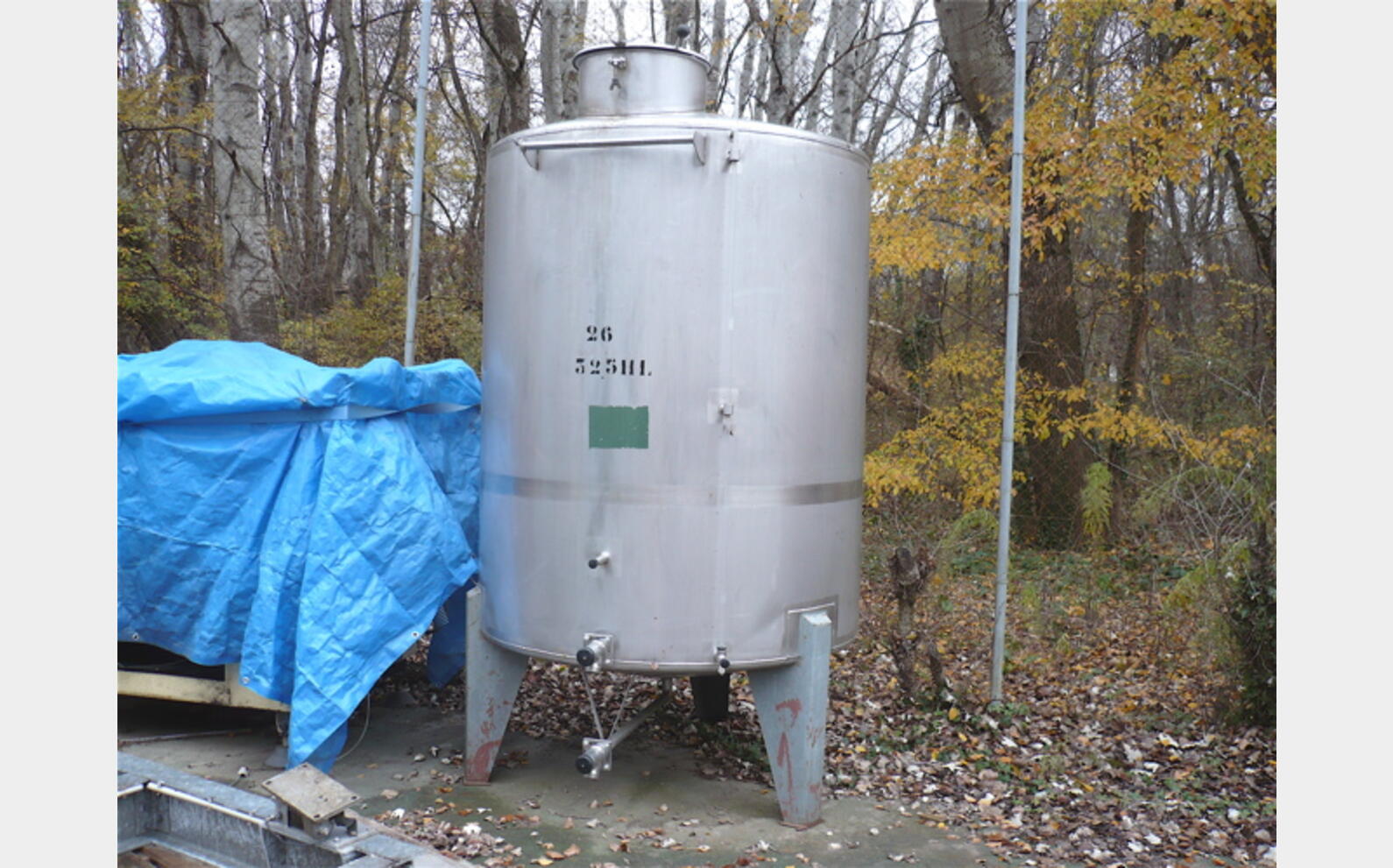 cuve stockage INOX 304 Marque : ALFA LAVAL