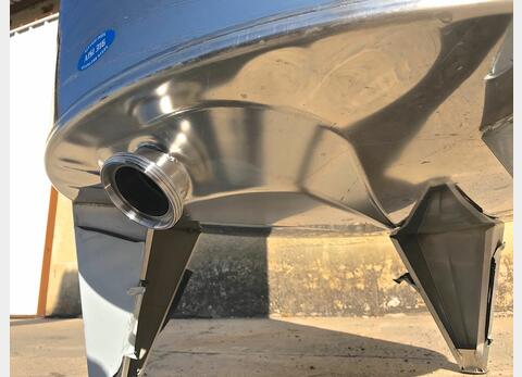 316 stainless steel tank -  - Cooling belts 25 HL (2500 litres) ARSILAC