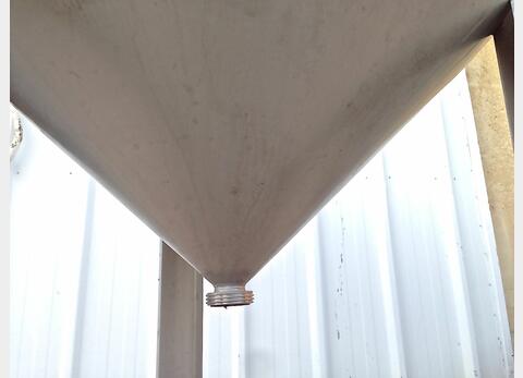 Cuve inox conique ouverte