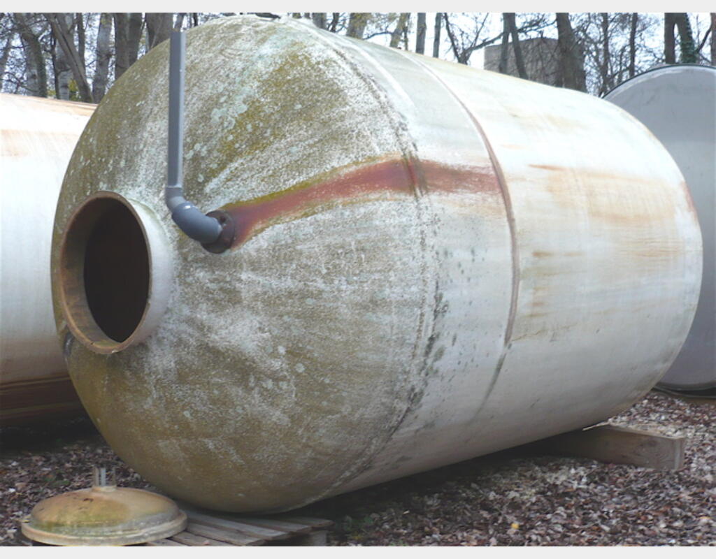 Cuve de stockage en fibre de verre - Volume : 15000 litres