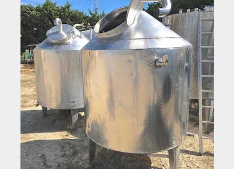 Cuve m&eacute;lange inox