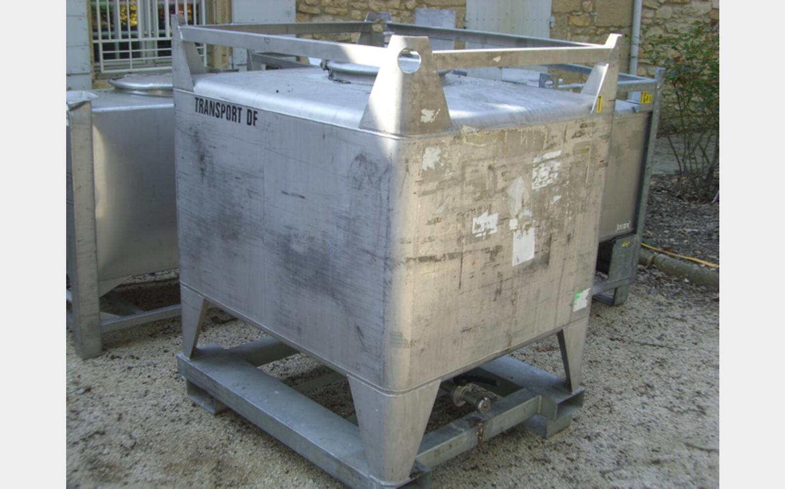 Conteneur INOX 304 de 970 litres