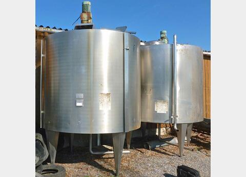 Cuve de m&eacute;lange en inox Provenance : agroalimentaire (m&eacute;lasse) Marque : SCIO