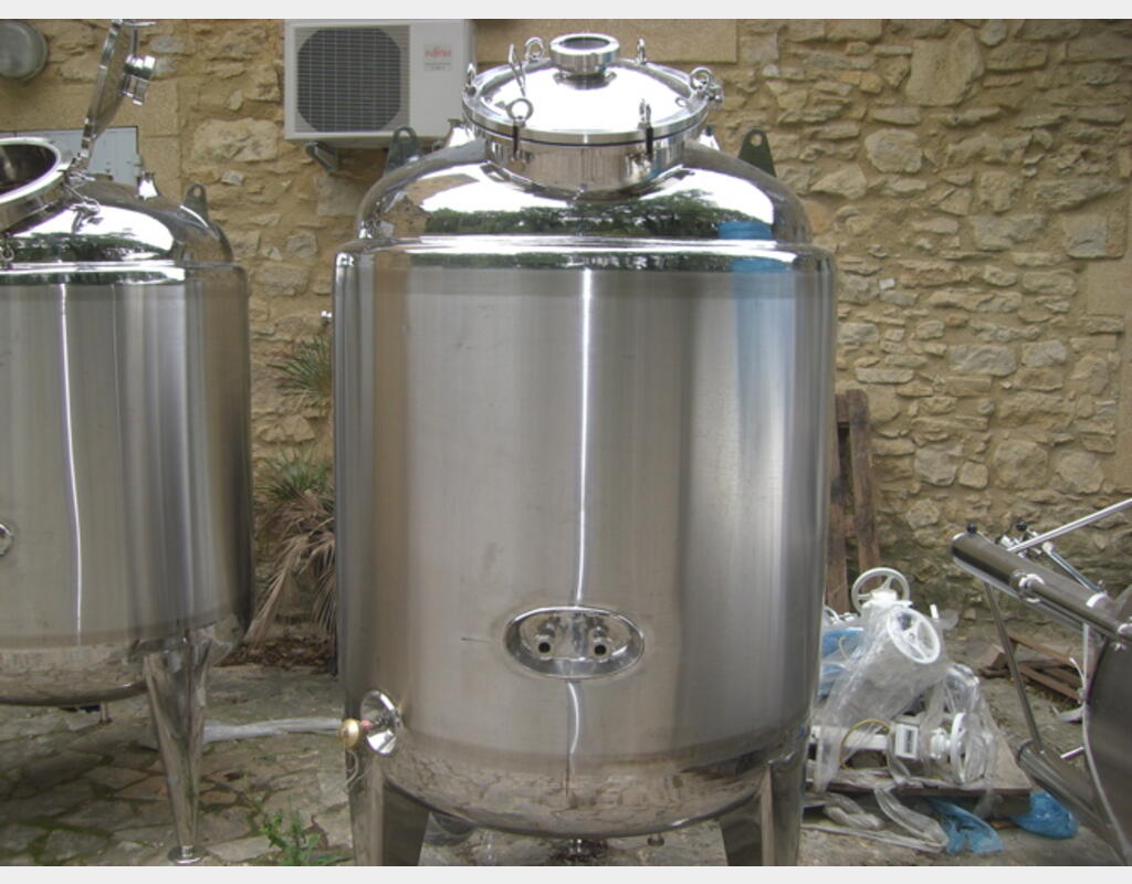 Cuve de mélange isolée DP (chaud/froid) - INOX 316L