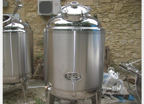 Cuve de mélange isolée DP (chaud/froid) - INOX 316L
