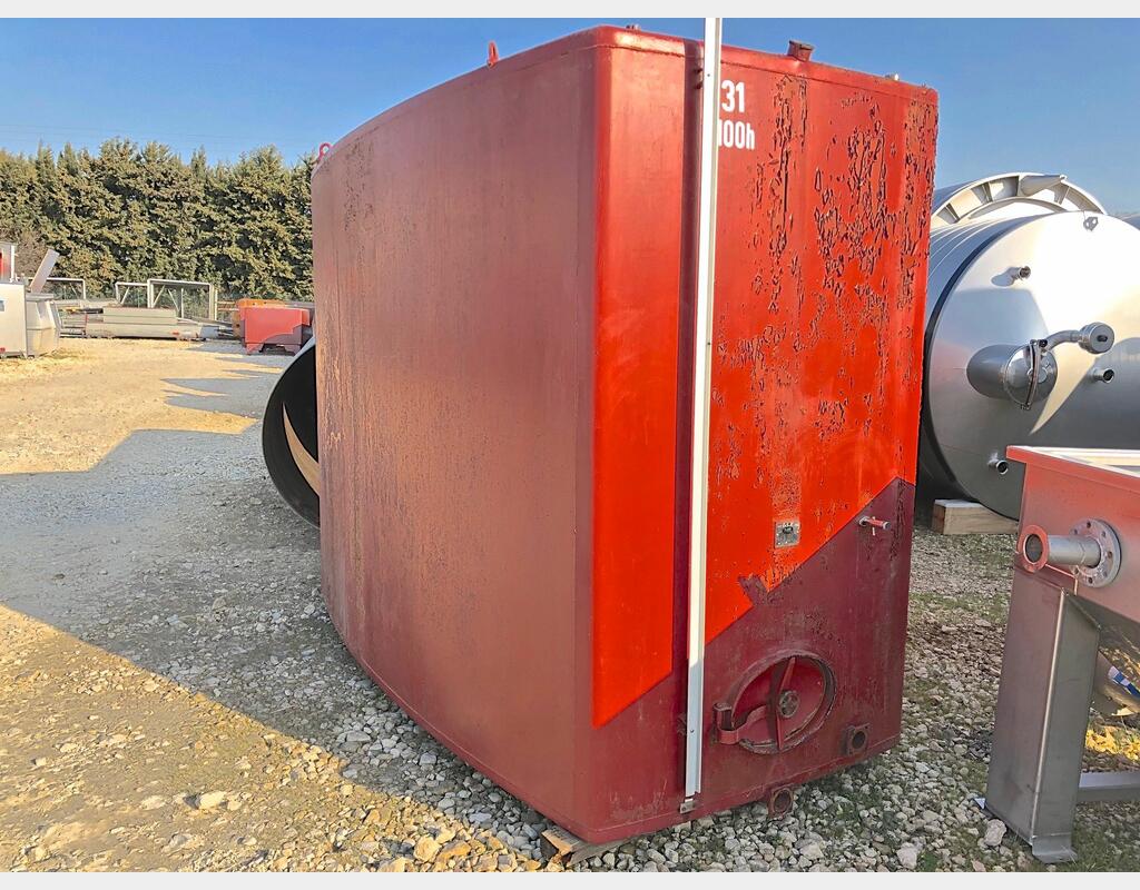 Cuve acier rev&ecirc;tu