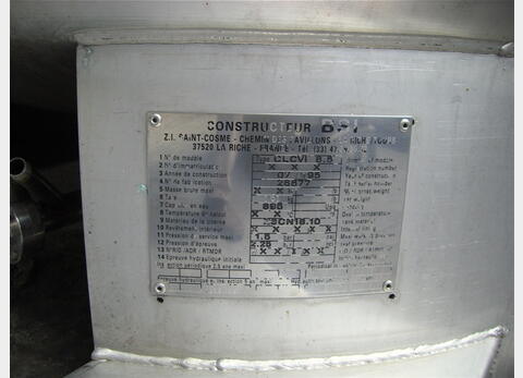 conteneur INOX 304L 895 litres