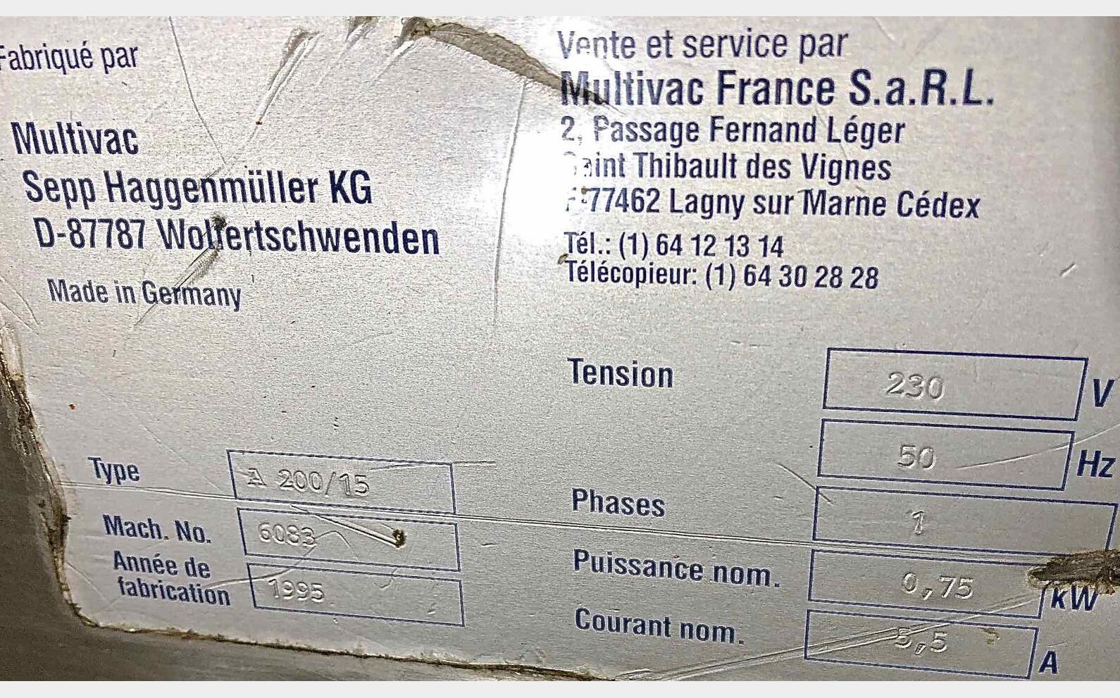 Machine de soudage sous vide PU0118
