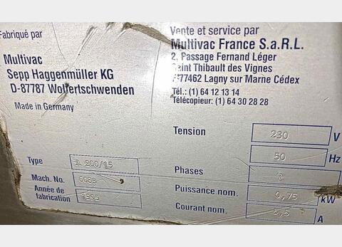 Machine de soudage sous vide PU0118