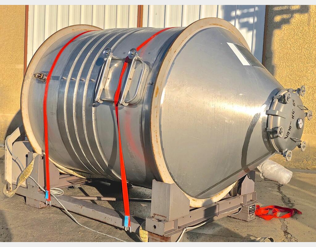 Cuve inox vinification 50 hls En inox 304 , de 6500 litres