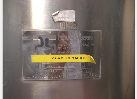 CUVE INOX 1000 LITRES INOX 316L - marque Pierre Guerin