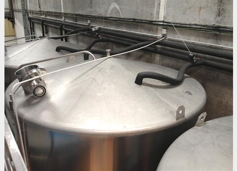 cuve pr&eacute;cipitation tartrique agit&eacute;e INOX 316L Volume : 353 HLS (35300 litres)