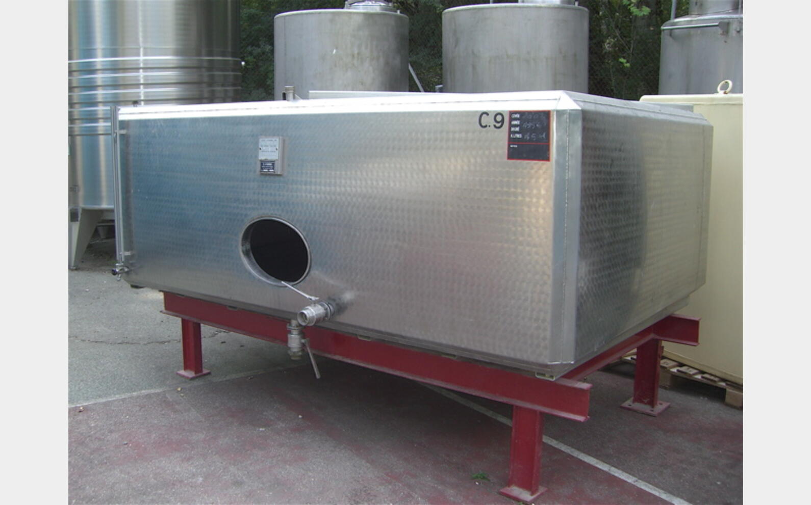 Cuve INOX de 50 Hls.