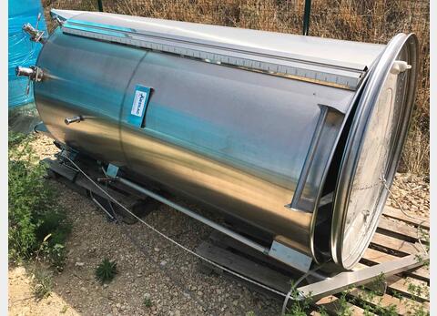 Cuve Inox chapeau flottant de 25 hls Volume : 2500 litres (25 hls)