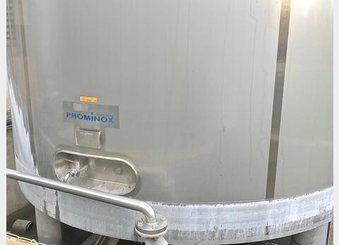 Cuve inox agit&eacute;e isol&eacute;e circuit coquill&eacute; Volume : 21650 litres