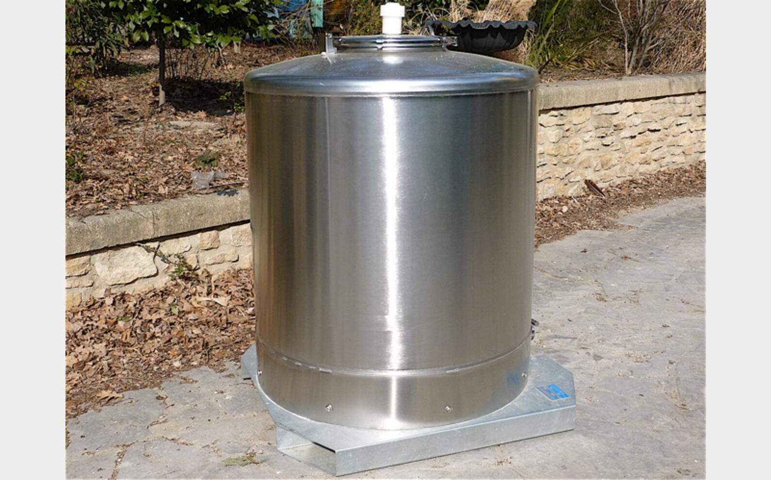 CONTENEUR IBC SBP 1000 INOX 304 MATERIEL NEUF H 1415 mm, L 1200 mm, l 1150 mm