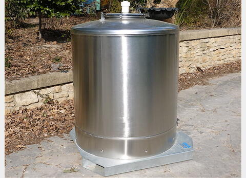 CONTENEUR IBC SBP 1000 INOX 304 MATERIEL NEUF H 1415 mm, L 1200 mm, l 1150 mm