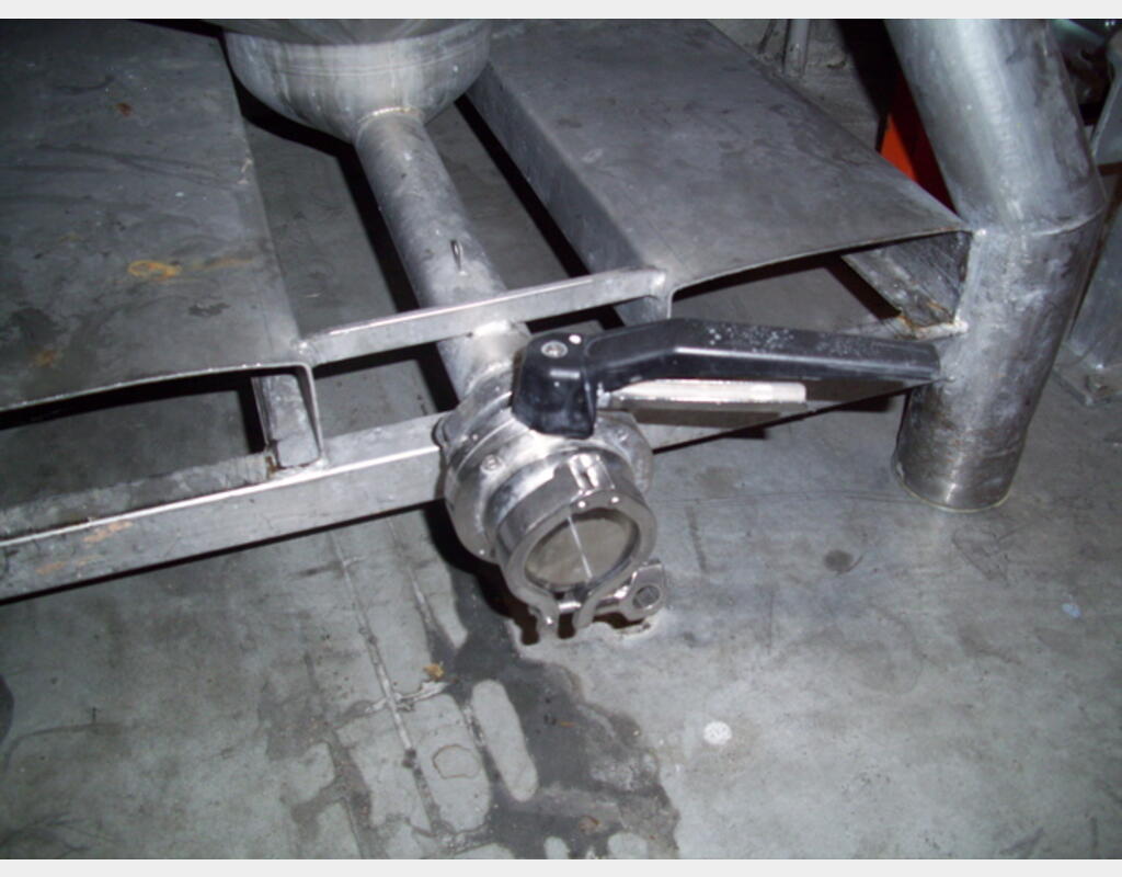Conteneur de stockage en INOX - Volume : 800 litres