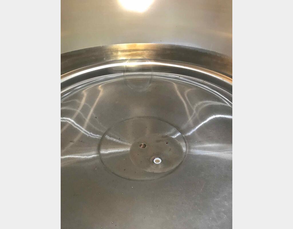 Cuve de stockage en inox 316L - Volume : 3000 litres