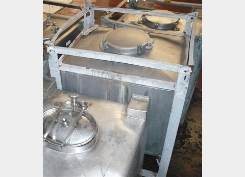 conteneur INOX 1000 litres - provenance alimentaire